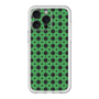 スリムプロテクションプレミアムケース［ Shower Dot - Green ］