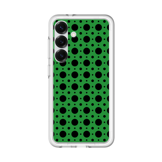スリムプロテクションプレミアムケース［ Shower Dot - Green ］
