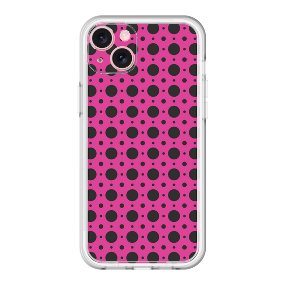 スリムプロテクションプレミアムケース［ Shower Dot - Pink ］