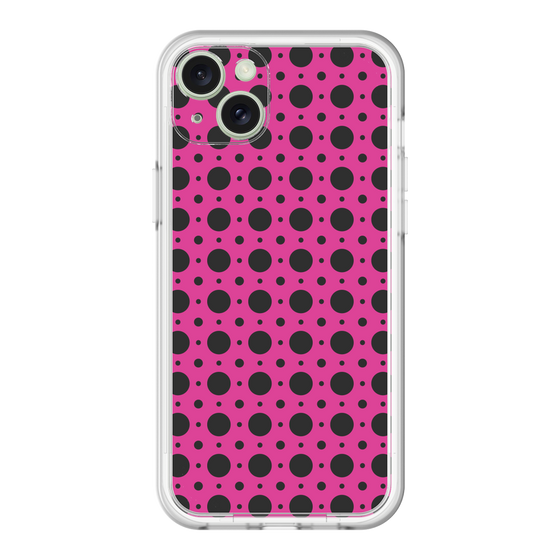 スリムプロテクションプレミアムケース［ Shower Dot - Pink ］