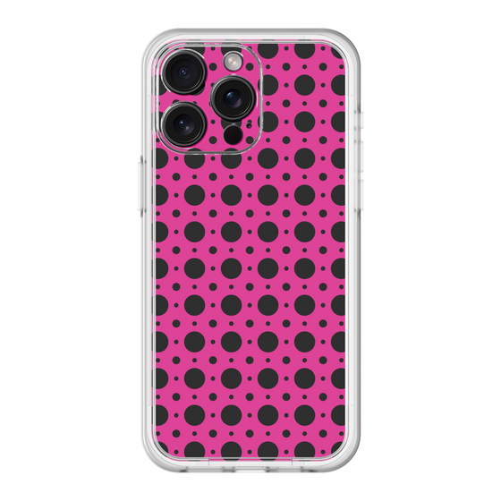 スリムプロテクションプレミアムケース［ Shower Dot - Pink ］