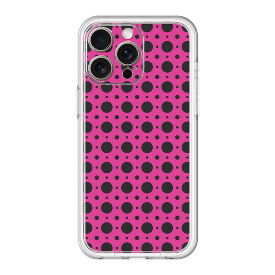 スリムプロテクションプレミアムケース［ Shower Dot - Pink ］
