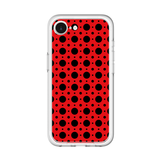 スリムプロテクションプレミアムケース［ Shower Dot - Red ］