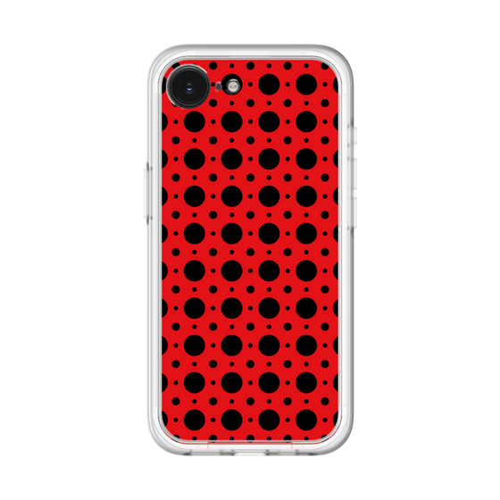 スリムプロテクションプレミアムケース［ Shower Dot - Red ］