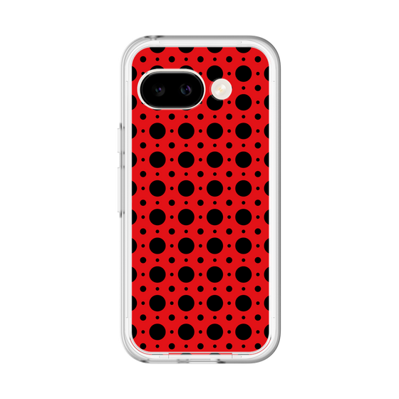 スリムプロテクションプレミアムケース［ Shower Dot - Red ］