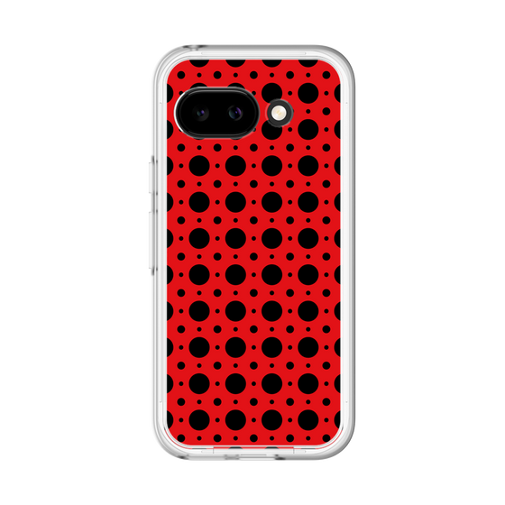 スリムプロテクションプレミアムケース［ Shower Dot - Red ］