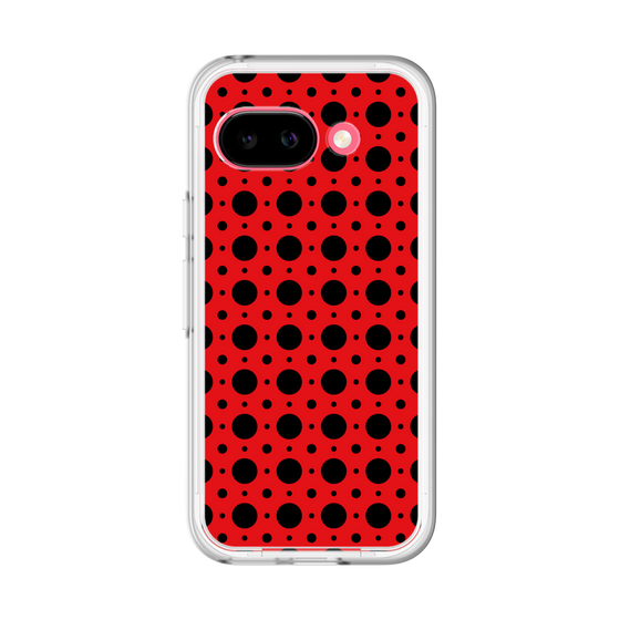 スリムプロテクションプレミアムケース［ Shower Dot - Red ］