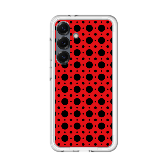 スリムプロテクションプレミアムケース［ Shower Dot - Red ］
