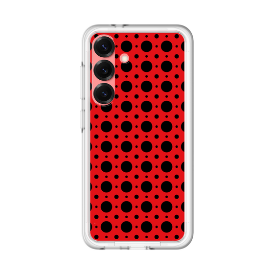 スリムプロテクションプレミアムケース［ Shower Dot - Red ］