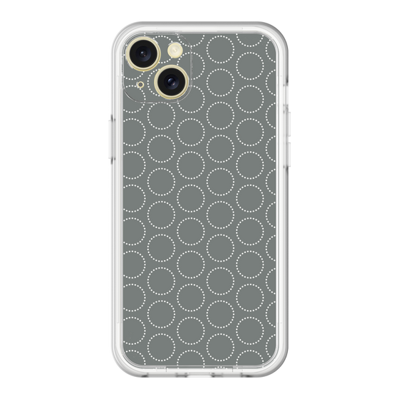 スリムプロテクションプレミアムケース［ Dot Circle - Gray ］