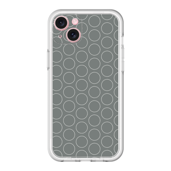 スリムプロテクションプレミアムケース［ Dot Circle - Gray ］