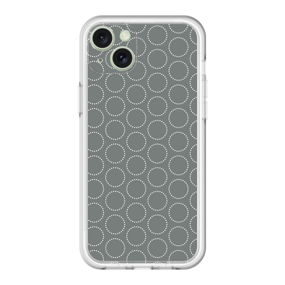 スリムプロテクションプレミアムケース［ Dot Circle - Gray ］