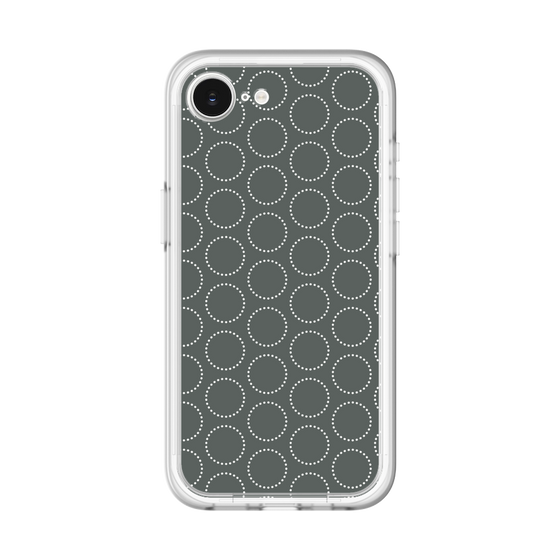 スリムプロテクションプレミアムケース［ Dot Circle - Gray ］
