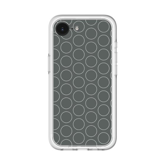 スリムプロテクションプレミアムケース［ Dot Circle - Gray ］