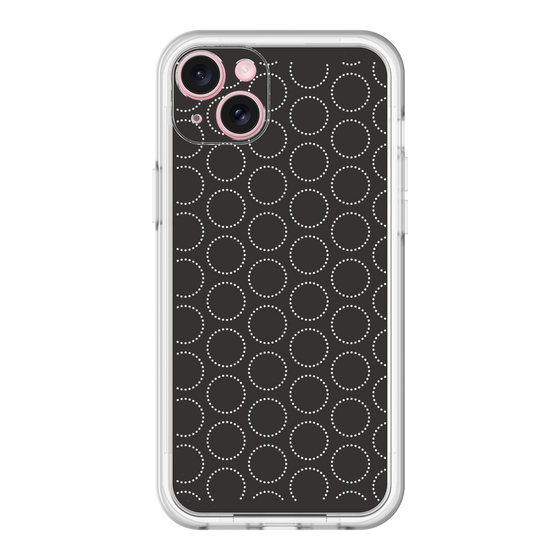 スリムプロテクションプレミアムケース［ Dot Circle - Black ］