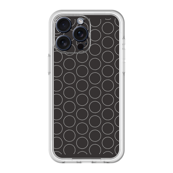 スリムプロテクションプレミアムケース［ Dot Circle - Black ］