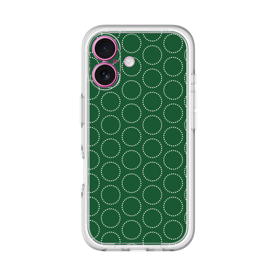 スリムプロテクションプレミアムケース［ Dot Circle - Green ］