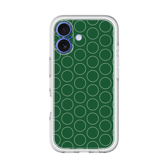 スリムプロテクションプレミアムケース［ Dot Circle - Green ］