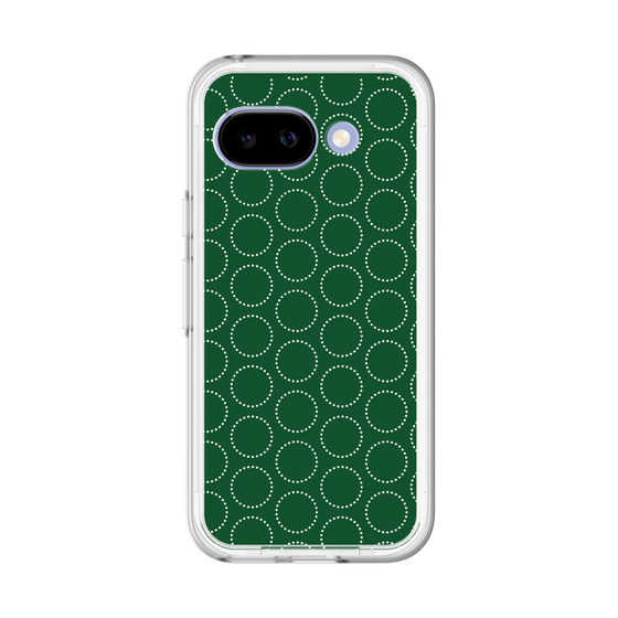 スリムプロテクションプレミアムケース［ Dot Circle - Green ］
