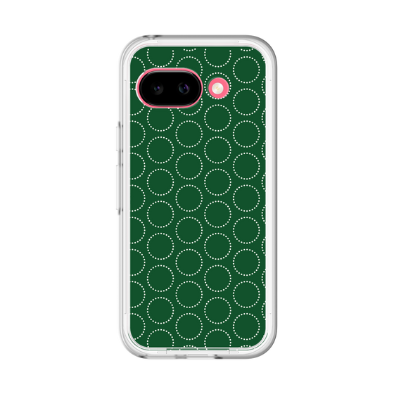 スリムプロテクションプレミアムケース［ Dot Circle - Green ］