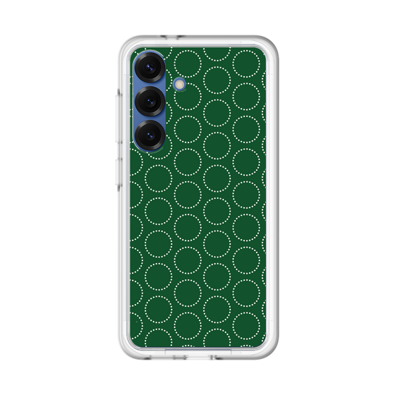 スリムプロテクションプレミアムケース［ Dot Circle - Green ］
