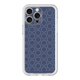 スリムプロテクションプレミアムケース［ Dot Circle - Navy ］