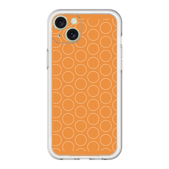 スリムプロテクションプレミアムケース［ Dot Circle - Orange ］