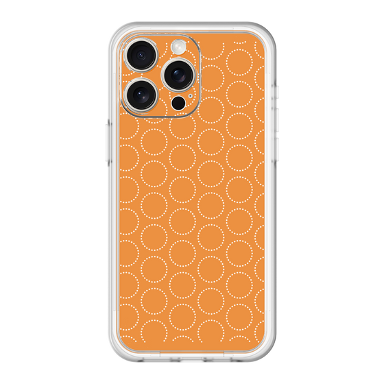 スリムプロテクションプレミアムケース［ Dot Circle - Orange ］
