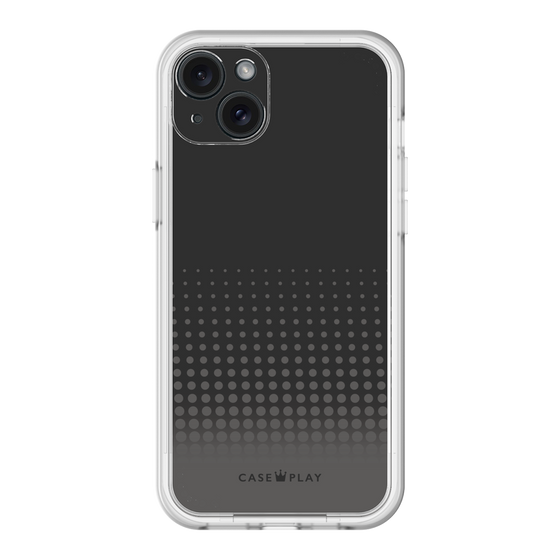 スリムプロテクションプレミアムケース［ Dot Gradation - Black ］