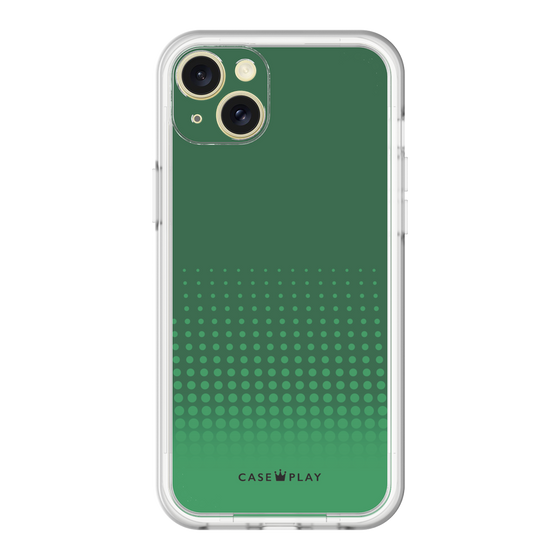スリムプロテクションプレミアムケース［ Dot Gradation - Green ］