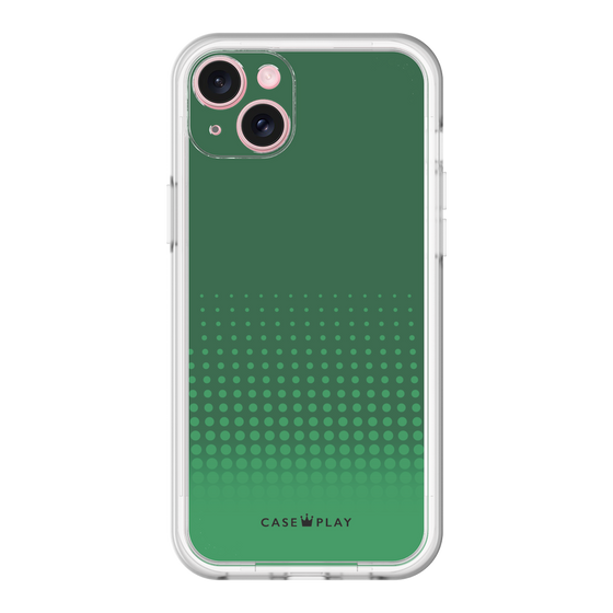 スリムプロテクションプレミアムケース［ Dot Gradation - Green ］