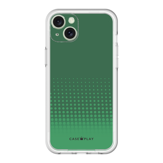 スリムプロテクションプレミアムケース［ Dot Gradation - Green ］