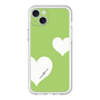 スリムプロテクションプレミアムケース［ Two Hearts - Green ］