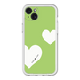 スリムプロテクションプレミアムケース［ Two Hearts - Green ］
