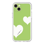 スリムプロテクションプレミアムケース［ Two Hearts - Green ］