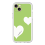 スリムプロテクションプレミアムケース［ Two Hearts - Green ］