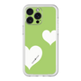 スリムプロテクションプレミアムケース［ Two Hearts - Green ］