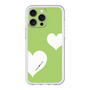 スリムプロテクションプレミアムケース［ Two Hearts - Green ］