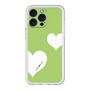 スリムプロテクションプレミアムケース［ Two Hearts - Green ］