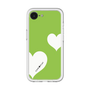スリムプロテクションプレミアムケース［ Two Hearts - Green ］