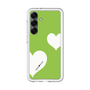 スリムプロテクションプレミアムケース［ Two Hearts - Green ］
