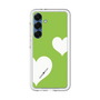 スリムプロテクションプレミアムケース［ Two Hearts - Green ］