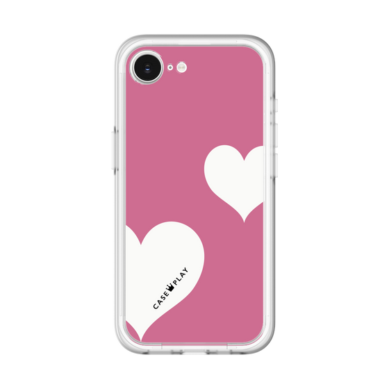 スリムプロテクションプレミアムケース［ Two Hearts - Pink ］