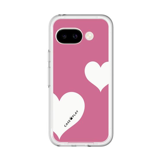 スリムプロテクションプレミアムケース［ Two Hearts - Pink ］