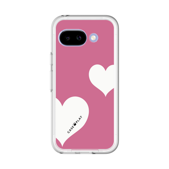 スリムプロテクションプレミアムケース［ Two Hearts - Pink ］