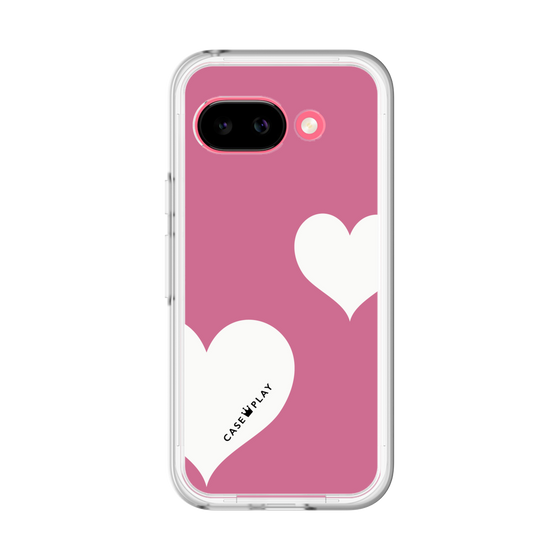 スリムプロテクションプレミアムケース［ Two Hearts - Pink ］