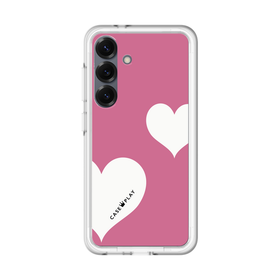 スリムプロテクションプレミアムケース［ Two Hearts - Pink ］