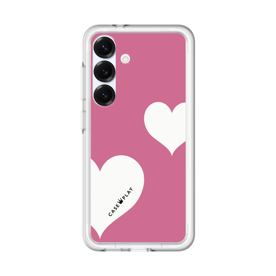 スリムプロテクションプレミアムケース［ Two Hearts - Pink ］