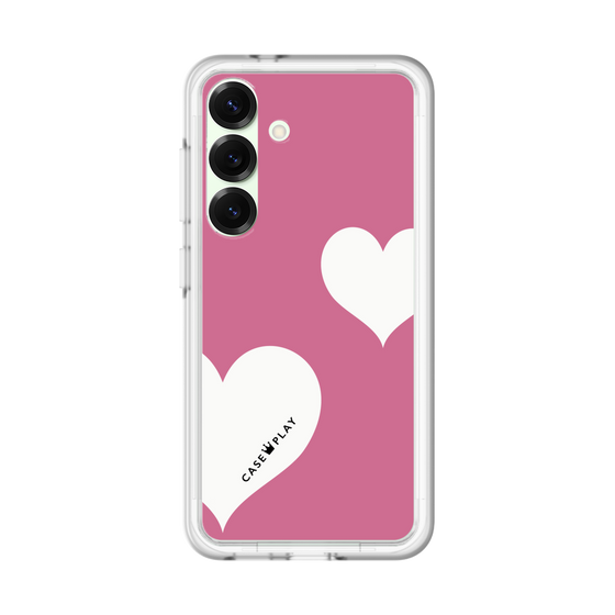 スリムプロテクションプレミアムケース［ Two Hearts - Pink ］