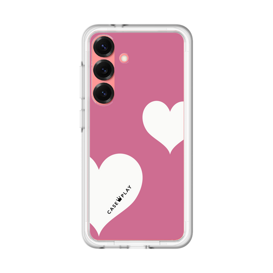 スリムプロテクションプレミアムケース［ Two Hearts - Pink ］